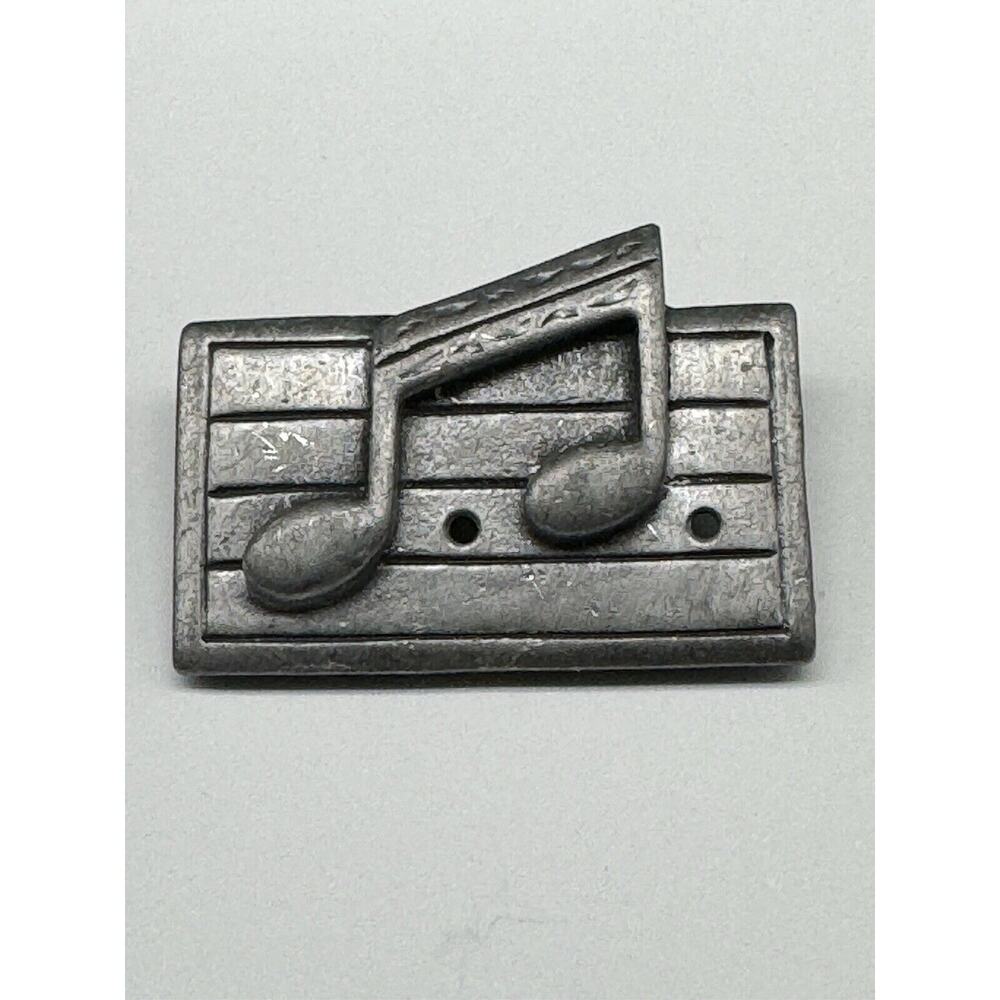 Vintage Music Note Jewelry Necklace Brooch Lapel Pin